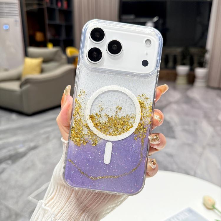 Gilding MagSafe Hybrid Clear TPU Phone Case, For iPhone 17 Pro Max, For iPhone 17 Pro, For iPhone 17, For iPhone Air
