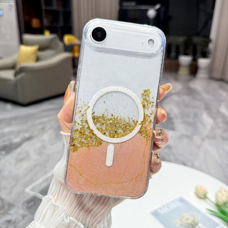 Gilding MagSafe Hybrid Clear TPU Phone Case, For iPhone 17 Pro Max, For iPhone 17 Pro, For iPhone 17, For iPhone Air