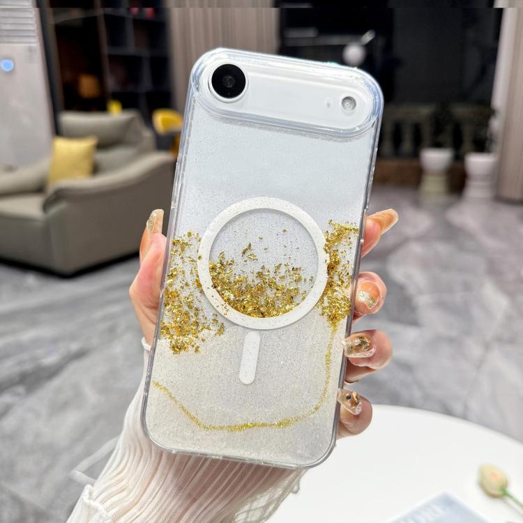 Gilding MagSafe Hybrid Clear TPU Phone Case, For iPhone 17 Pro Max, For iPhone 17 Pro, For iPhone 17, For iPhone Air