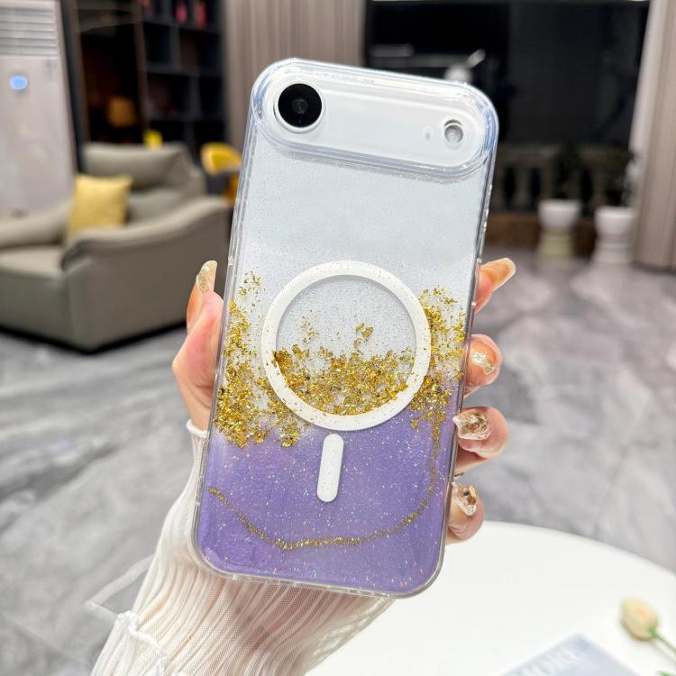 Gilding MagSafe Hybrid Clear TPU Phone Case, For iPhone 17 Pro Max, For iPhone 17 Pro, For iPhone 17, For iPhone Air
