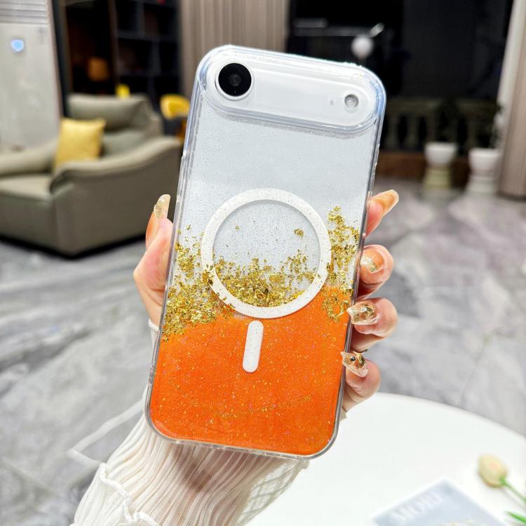 Gilding MagSafe Hybrid Clear TPU Phone Case, For iPhone 17 Pro Max, For iPhone 17 Pro, For iPhone 17, For iPhone Air