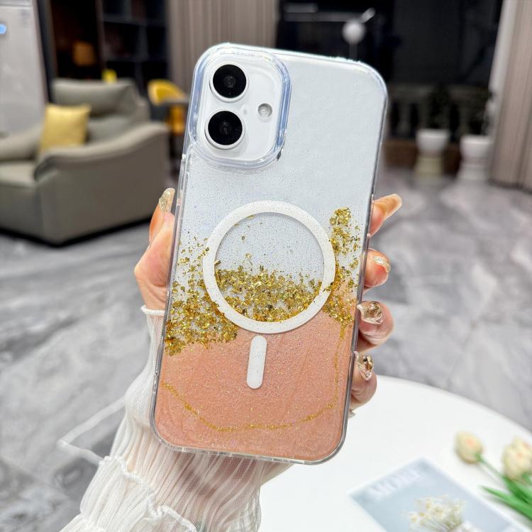 Gilding MagSafe Hybrid Clear TPU Phone Case, For iPhone 17 Pro Max, For iPhone 17 Pro, For iPhone 17, For iPhone Air