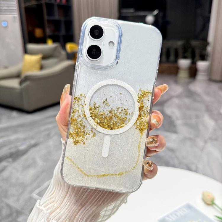 Gilding MagSafe Hybrid Clear TPU Phone Case, For iPhone 17 Pro Max, For iPhone 17 Pro, For iPhone 17, For iPhone Air