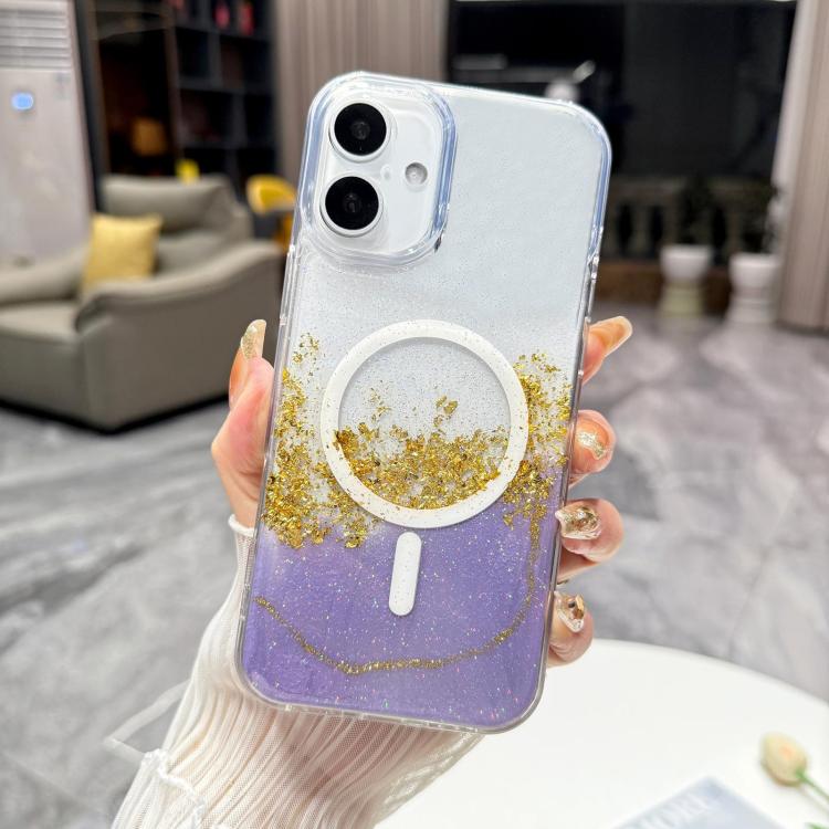 Gilding MagSafe Hybrid Clear TPU Phone Case, For iPhone 17 Pro Max, For iPhone 17 Pro, For iPhone 17, For iPhone Air