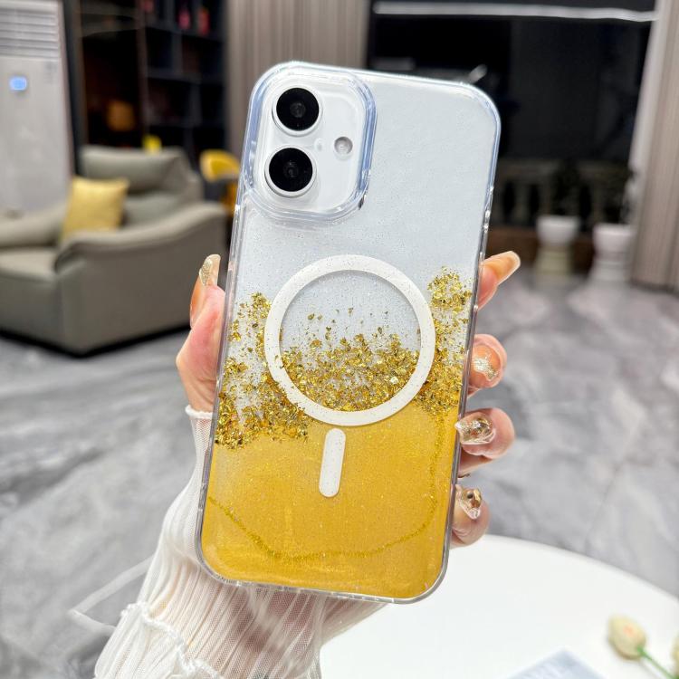 Gilding MagSafe Hybrid Clear TPU Phone Case, For iPhone 17 Pro Max, For iPhone 17 Pro, For iPhone 17, For iPhone Air