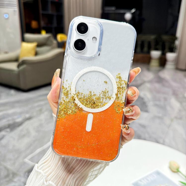 Gilding MagSafe Hybrid Clear TPU Phone Case, For iPhone 17 Pro Max, For iPhone 17 Pro, For iPhone 17, For iPhone Air