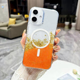 Gilding MagSafe Hybrid Clear TPU Phone Case, For iPhone 17 Pro Max, For iPhone 17 Pro, For iPhone 17, For iPhone Air