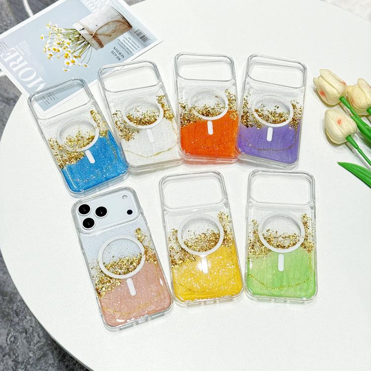 Gilding MagSafe Hybrid Clear TPU Phone Case, For iPhone 17 Pro Max, For iPhone 17 Pro, For iPhone 17, For iPhone Air