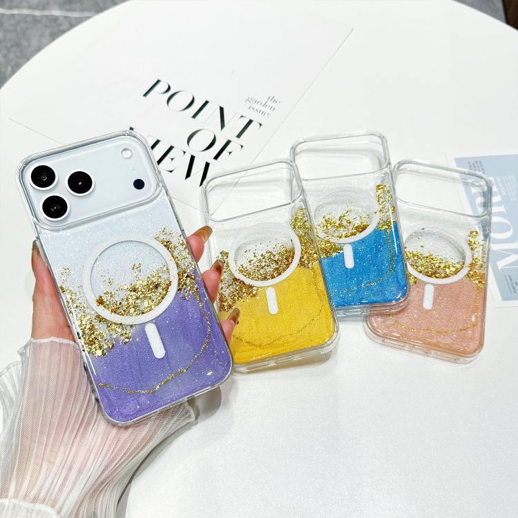 Gilding MagSafe Hybrid Clear TPU Phone Case, For iPhone 17 Pro Max, For iPhone 17 Pro, For iPhone 17, For iPhone Air