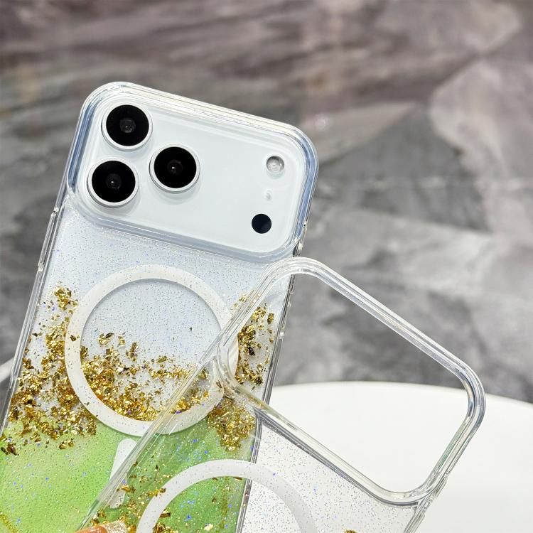 Gilding MagSafe Hybrid Clear TPU Phone Case, For iPhone 17 Pro Max, For iPhone 17 Pro, For iPhone 17, For iPhone Air