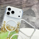 Gilding MagSafe Hybrid Clear TPU Phone Case, For iPhone 17 Pro Max, For iPhone 17 Pro, For iPhone 17, For iPhone Air