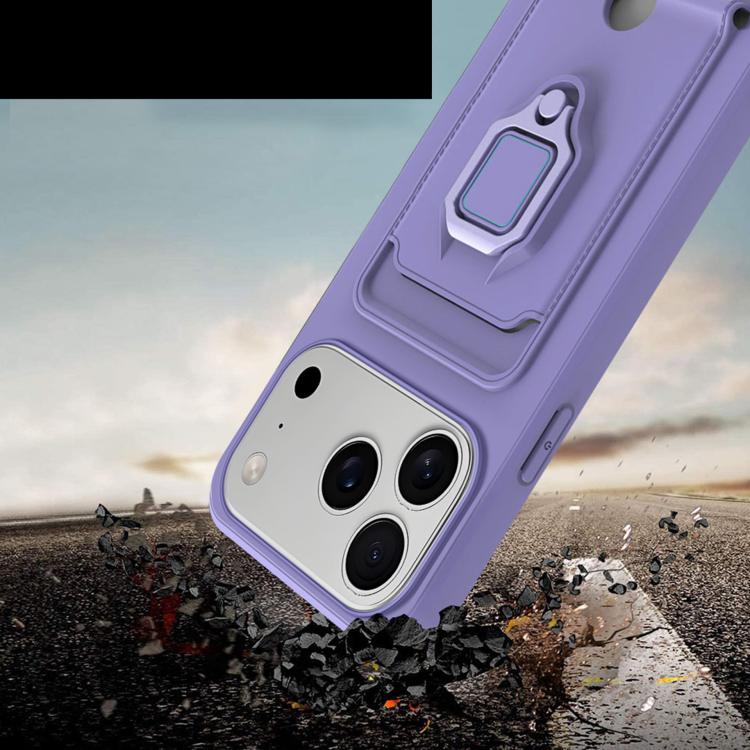Sliding Camshield Magnetic Card Holder Silicone Phone Case with Lanyard, For iPhone 17 Pro Max, For iPhone 17 Pro, For iPhone 17, For iPhone Air