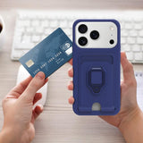 Sliding Camshield Magnetic Card Holder Silicone Phone Case with Lanyard, For iPhone 17 Pro Max, For iPhone 17 Pro, For iPhone 17, For iPhone Air