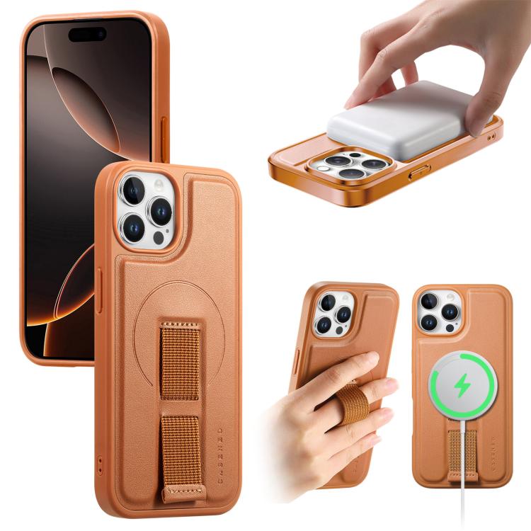 CaseNeo Finger Grip Wristband MagSafe Back Phone Case, For iPhone 14 Pro Max, For iPhone 13 Pro Max, For iPhone 13 Pro, For iPhone 12 / 12 Pro, For iPhone 12 Pro Max