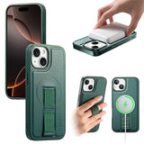 CaseNeo Finger Grip Wristband MagSafe Back Phone Case, For iPhone 16, For iPhone 15 Pro Max, For iPhone 15 Pro, For iPhone 15 Plus, For iPhone 15, For iPhone 14 Plus, For iPhone 14 / 13, For iPhone 14 Pro