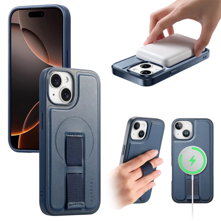 CaseNeo Finger Grip Wristband MagSafe Back Phone Case, For iPhone 16, For iPhone 15 Pro Max, For iPhone 15 Pro, For iPhone 15 Plus, For iPhone 15, For iPhone 14 Plus, For iPhone 14 / 13, For iPhone 14 Pro