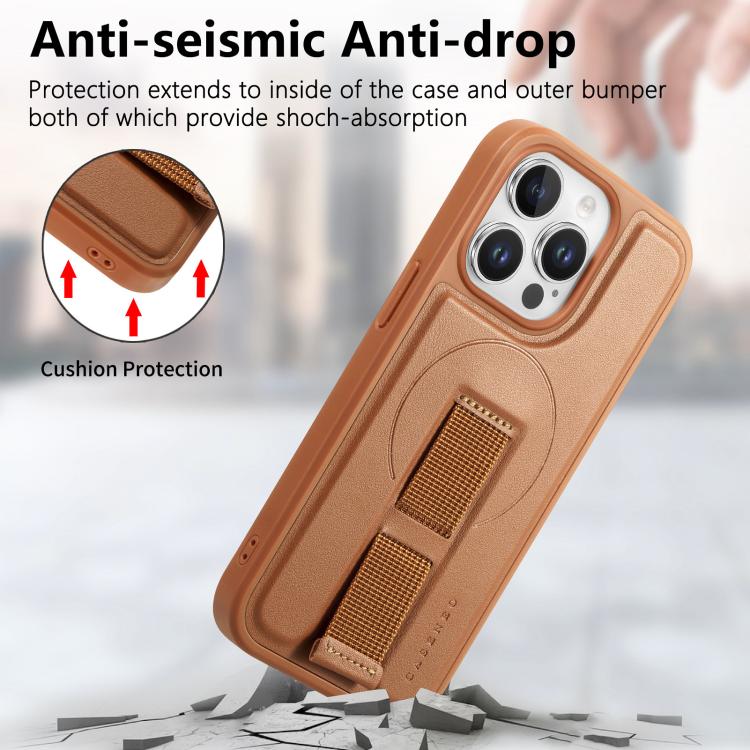 CaseNeo Finger Grip Wristband MagSafe Back Phone Case, For iPhone 14 Pro Max, For iPhone 13 Pro Max, For iPhone 13 Pro, For iPhone 12 / 12 Pro, For iPhone 12 Pro Max