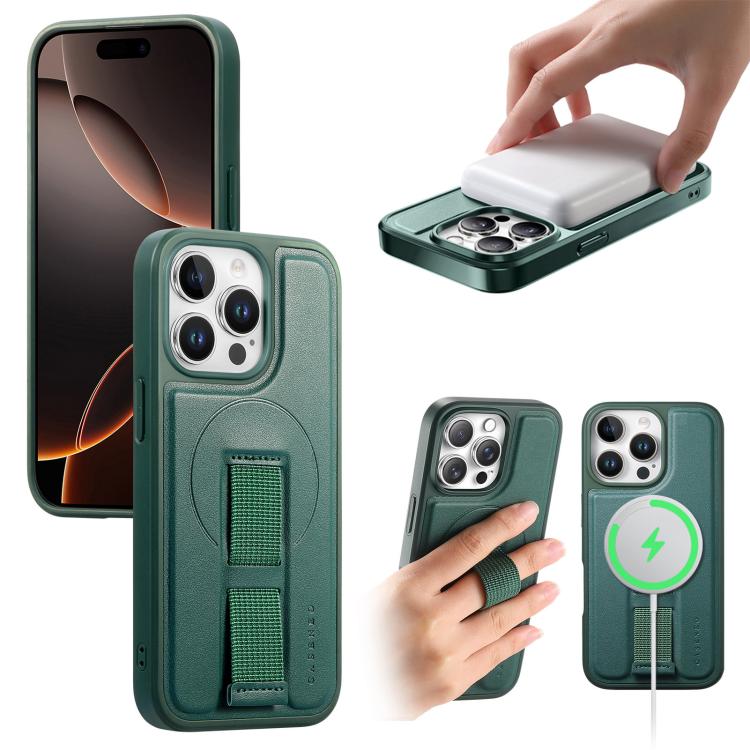 CaseNeo Finger Grip Wristband MagSafe Back Phone Case, For iPhone 14 Pro Max, For iPhone 13 Pro Max, For iPhone 13 Pro, For iPhone 12 / 12 Pro, For iPhone 12 Pro Max