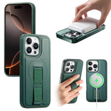 CaseNeo Finger Grip Wristband MagSafe Back Phone Case, For iPhone 16, For iPhone 15 Pro Max, For iPhone 15 Pro, For iPhone 15 Plus, For iPhone 15, For iPhone 14 Plus, For iPhone 14 / 13, For iPhone 14 Pro