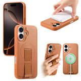 CaseNeo Finger Grip Wristband MagSafe Back Phone Case, For iPhone 16, For iPhone 15 Pro Max, For iPhone 15 Pro, For iPhone 15 Plus, For iPhone 15, For iPhone 14 Plus, For iPhone 14 / 13, For iPhone 14 Pro