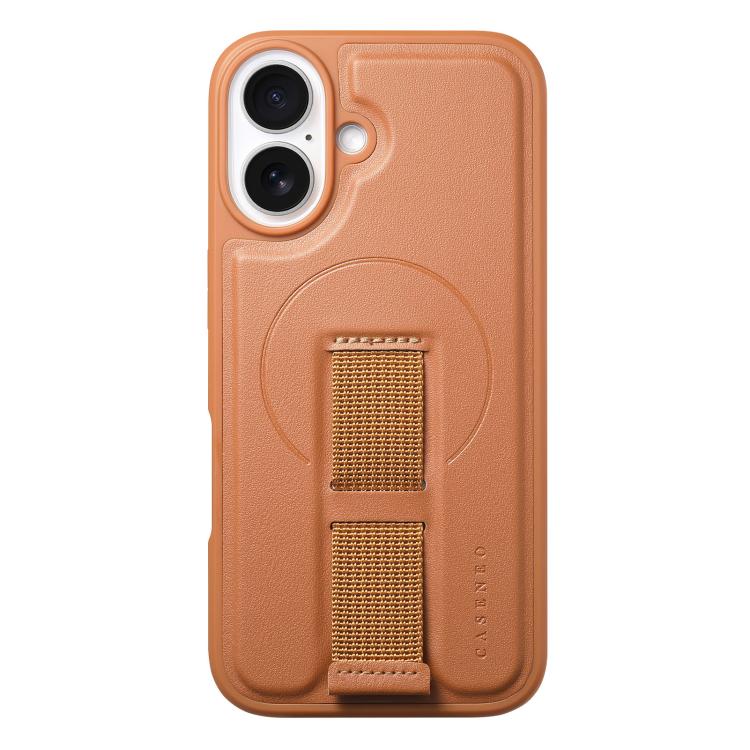 CaseNeo Finger Grip Wristband MagSafe Back Phone Case, For iPhone 16, For iPhone 15 Pro Max, For iPhone 15 Pro, For iPhone 15 Plus, For iPhone 15, For iPhone 14 Plus, For iPhone 14 / 13, For iPhone 14 Pro