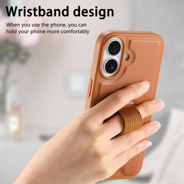 CaseNeo Finger Grip Wristband MagSafe Back Phone Case, For iPhone 16, For iPhone 15 Pro Max, For iPhone 15 Pro, For iPhone 15 Plus, For iPhone 15, For iPhone 14 Plus, For iPhone 14 / 13, For iPhone 14 Pro