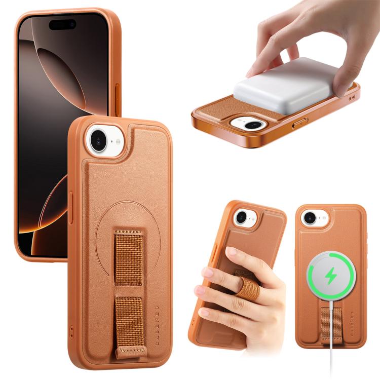 CaseNeo Finger Grip Wristband MagSafe Back Phone Case, For iPhone 17e / 16e, For iPhone 17 Pro Max, For iPhone 17 Pro, For iPhone 17, For iPhone Air, For iPhone 16 Pro Max, For iPhone 16 Pro, For iPhone 16 Plus