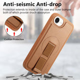 CaseNeo Finger Grip Wristband MagSafe Back Phone Case, For iPhone 17e / 16e, For iPhone 17 Pro Max, For iPhone 17 Pro, For iPhone 17, For iPhone Air, For iPhone 16 Pro Max, For iPhone 16 Pro, For iPhone 16 Plus