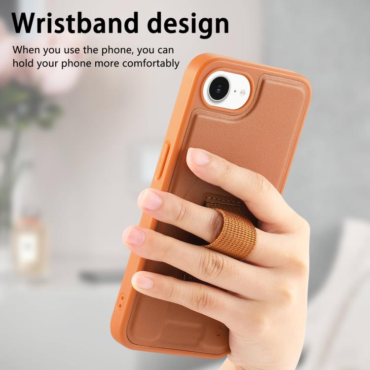 CaseNeo Finger Grip Wristband MagSafe Back Phone Case, For iPhone 17e / 16e, For iPhone 17 Pro Max, For iPhone 17 Pro, For iPhone 17, For iPhone Air, For iPhone 16 Pro Max, For iPhone 16 Pro, For iPhone 16 Plus