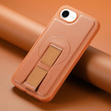 CaseNeo Finger Grip Wristband MagSafe Back Phone Case, For iPhone 17e / 16e, For iPhone 17 Pro Max, For iPhone 17 Pro, For iPhone 17, For iPhone Air, For iPhone 16 Pro Max, For iPhone 16 Pro, For iPhone 16 Plus