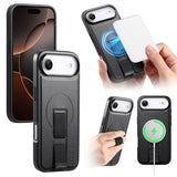 CaseNeo Finger Grip Wristband MagSafe Back Phone Case, For iPhone 17e / 16e, For iPhone 17 Pro Max, For iPhone 17 Pro, For iPhone 17, For iPhone Air, For iPhone 16 Pro Max, For iPhone 16 Pro, For iPhone 16 Plus