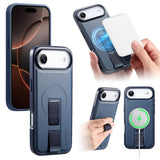 CaseNeo Finger Grip Wristband MagSafe Back Phone Case, For iPhone 17e / 16e, For iPhone 17 Pro Max, For iPhone 17 Pro, For iPhone 17, For iPhone Air, For iPhone 16 Pro Max, For iPhone 16 Pro, For iPhone 16 Plus