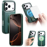 CaseNeo Finger Grip Wristband MagSafe Back Phone Case, For iPhone 17e / 16e, For iPhone 17 Pro Max, For iPhone 17 Pro, For iPhone 17, For iPhone Air, For iPhone 16 Pro Max, For iPhone 16 Pro, For iPhone 16 Plus