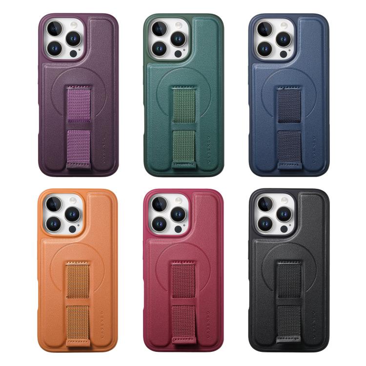 CaseNeo Finger Grip Wristband MagSafe Back Phone Case, For iPhone 17e / 16e, For iPhone 17 Pro Max, For iPhone 17 Pro, For iPhone 17, For iPhone Air, For iPhone 16 Pro Max, For iPhone 16 Pro, For iPhone 16 Plus