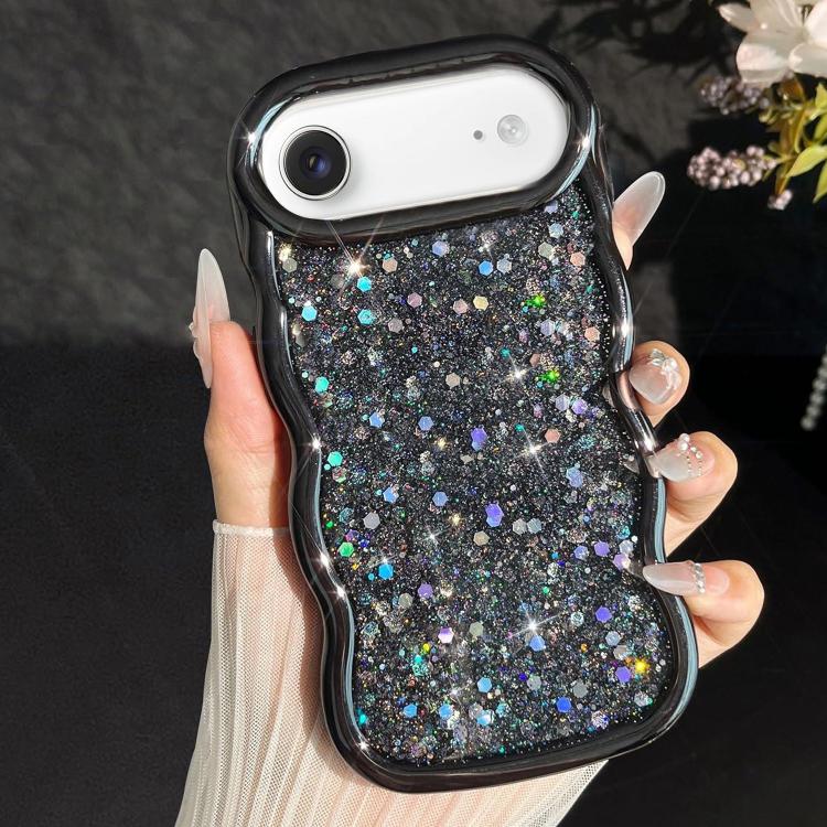 Wave Glitter Sequined Electroplated Phone Case, For iPhone 17 Pro Max, For iPhone 17 Pro, For iPhone 17, For iPhone Air, For iPhone 16 Pro Max, For iPhone 16 Pro