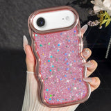 Wave Glitter Sequined Electroplated Phone Case, For iPhone 17 Pro Max, For iPhone 17 Pro, For iPhone 17, For iPhone Air, For iPhone 16 Pro Max, For iPhone 16 Pro