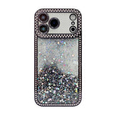 Diamond Gradient Glitter Sequins Plated Phone Case, For iPhone 17 Pro Max, For iPhone 17 Pro, For iPhone 17, For iPhone Air, For iPhone 16 Pro Max, For iPhone 16 Pro