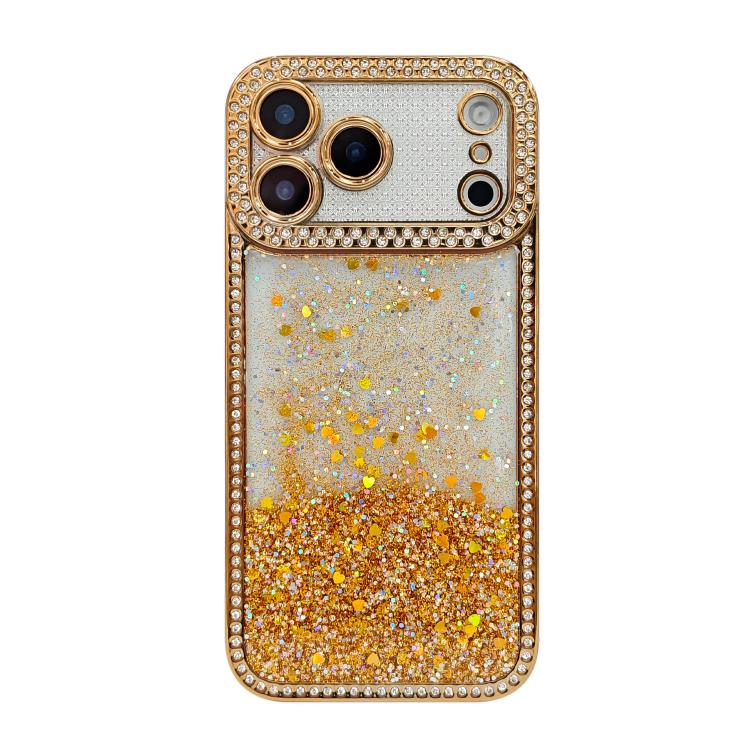 Diamond Gradient Glitter Sequins Plated Phone Case, For iPhone 17 Pro Max, For iPhone 17 Pro, For iPhone 17, For iPhone Air, For iPhone 16 Pro Max, For iPhone 16 Pro