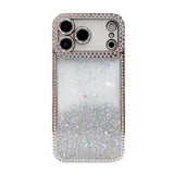 Diamond Gradient Glitter Sequins Plated Phone Case, For iPhone 17 Pro Max, For iPhone 17 Pro, For iPhone 17, For iPhone Air, For iPhone 16 Pro Max, For iPhone 16 Pro