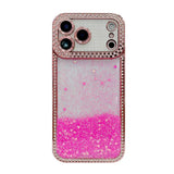 Diamond Gradient Glitter Sequins Plated Phone Case, For iPhone 17 Pro Max, For iPhone 17 Pro, For iPhone 17, For iPhone Air, For iPhone 16 Pro Max, For iPhone 16 Pro