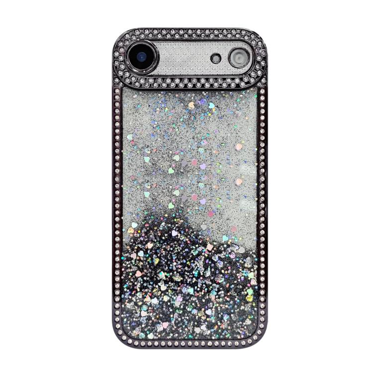 Diamond Gradient Glitter Sequins Plated Phone Case, For iPhone 17 Pro Max, For iPhone 17 Pro, For iPhone 17, For iPhone Air, For iPhone 16 Pro Max, For iPhone 16 Pro