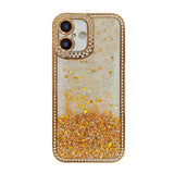Diamond Gradient Glitter Sequins Plated Phone Case, For iPhone 17 Pro Max, For iPhone 17 Pro, For iPhone 17, For iPhone Air, For iPhone 16 Pro Max, For iPhone 16 Pro