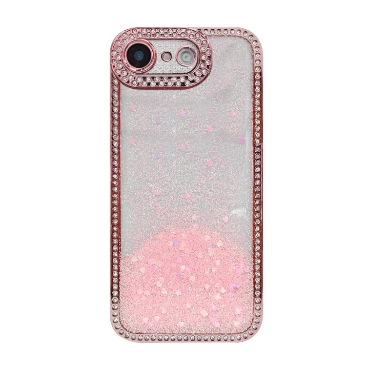 Diamond Gradient Glitter Sequins Plated Phone Case, For iPhone 17e / 16e, For iPhone 17 Pro Max, For iPhone 17 Pro, For iPhone 17, For iPhone Air, For iPhone 16 Pro Max