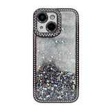 Diamond Gradient Glitter Sequins Plated Phone Case, For iPhone 14 Plus, For iPhone 14, For iPhone 14 Pro, For iPhone 14 Pro Max, For iPhone 13 Pro Max, For iPhone 13 Pro