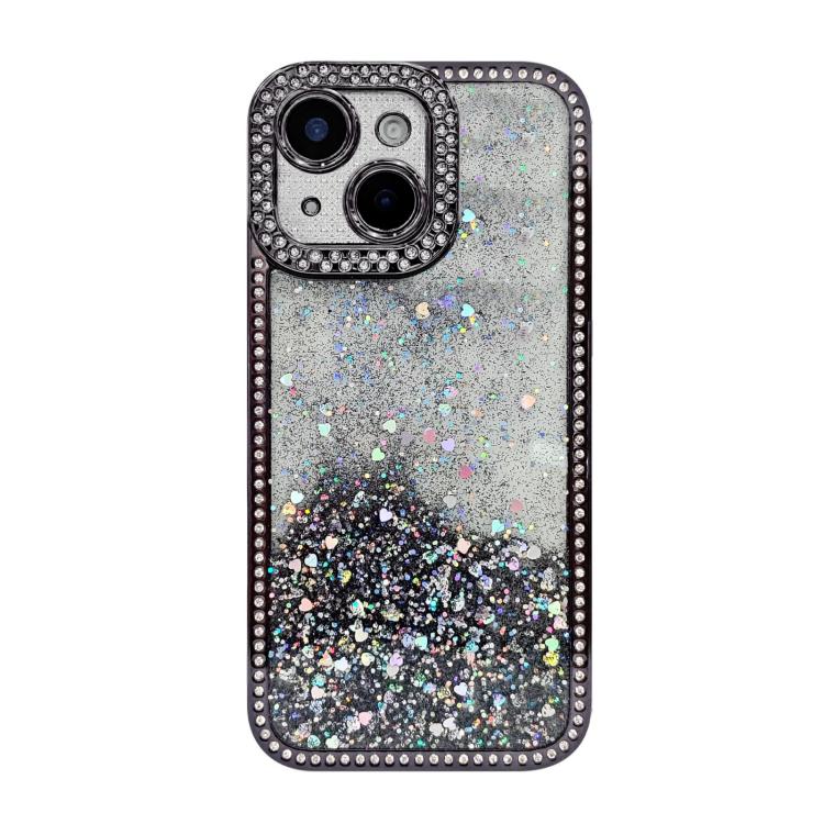 Diamond Gradient Glitter Sequins Plated Phone Case, For iPhone 14 Plus, For iPhone 14, For iPhone 14 Pro, For iPhone 14 Pro Max, For iPhone 13 Pro Max, For iPhone 13 Pro