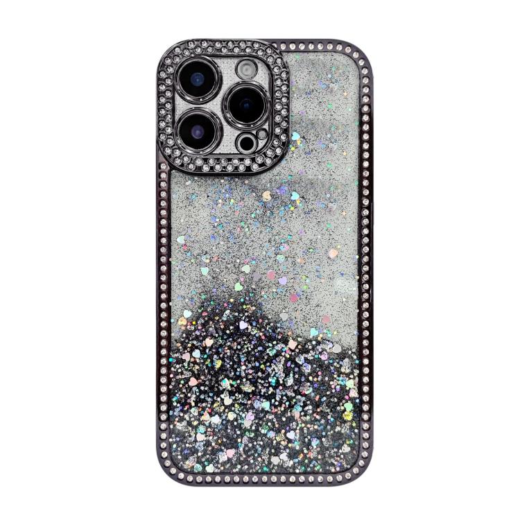 Diamond Gradient Glitter Sequins Plated Phone Case, For iPhone 14 Plus, For iPhone 14, For iPhone 14 Pro, For iPhone 14 Pro Max, For iPhone 13 Pro Max, For iPhone 13 Pro