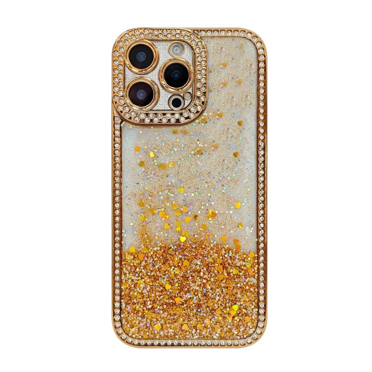 Diamond Gradient Glitter Sequins Plated Phone Case, For iPhone 14 Plus, For iPhone 14, For iPhone 14 Pro, For iPhone 14 Pro Max, For iPhone 13 Pro Max, For iPhone 13 Pro