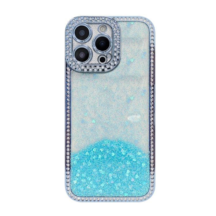 Diamond Gradient Glitter Sequins Plated Phone Case, For iPhone 14 Plus, For iPhone 14, For iPhone 14 Pro, For iPhone 14 Pro Max, For iPhone 13 Pro Max, For iPhone 13 Pro