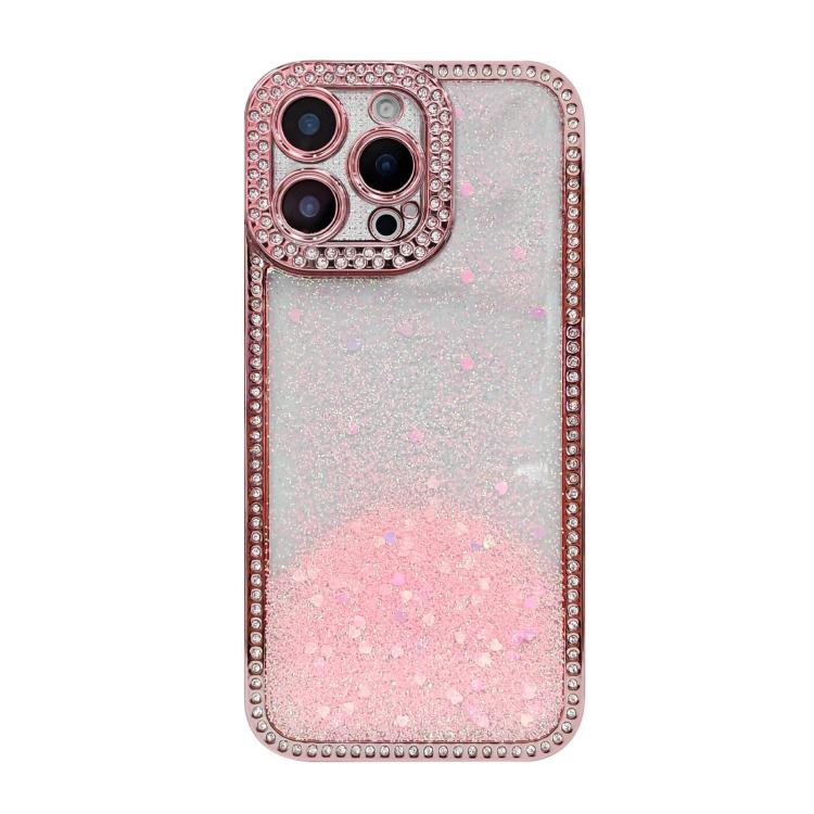 Diamond Gradient Glitter Sequins Plated Phone Case, For iPhone 14 Plus, For iPhone 14, For iPhone 14 Pro, For iPhone 14 Pro Max, For iPhone 13 Pro Max, For iPhone 13 Pro