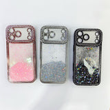 Diamond Gradient Glitter Sequins Plated Phone Case, For iPhone 14 Plus, For iPhone 14, For iPhone 14 Pro, For iPhone 14 Pro Max, For iPhone 13 Pro Max, For iPhone 13 Pro